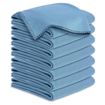 8-Pack Microfiber 18"L x 18"W Cleaning Cloths