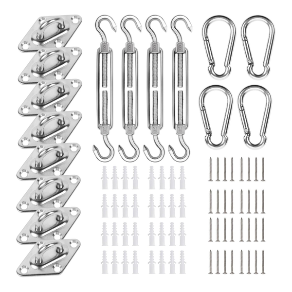 80-Pieces YOFIT Shade Sail Hardware Kit