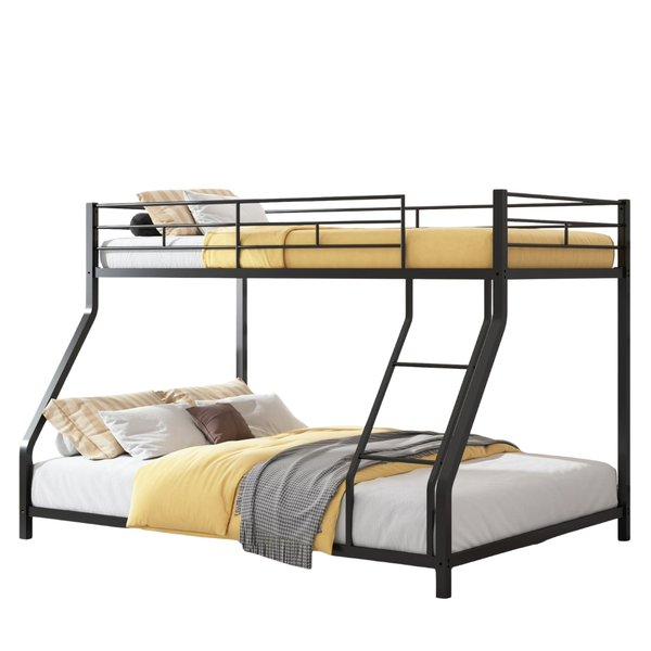 Btmway Over Full Bunk Heavy-duty Metal Bunk Twin Bed