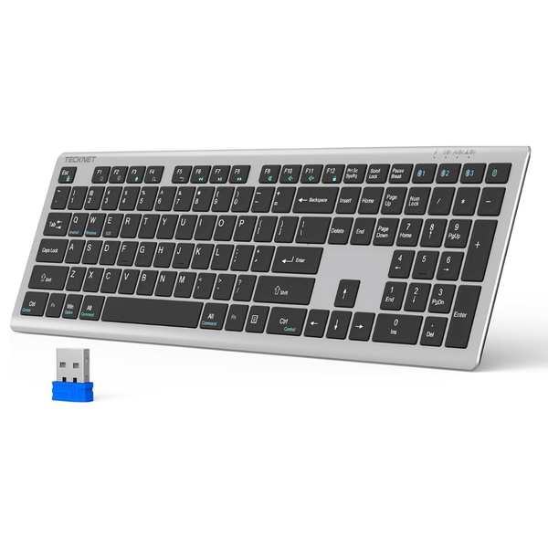 Tecknet Rechargeable Multi-Device Bluetooth Keyboard