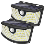 2-Pack Waterproof Solar Motion Sensor Lights