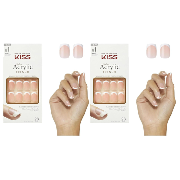 2-Pack KISS Salon Acrylic Press On Nails
