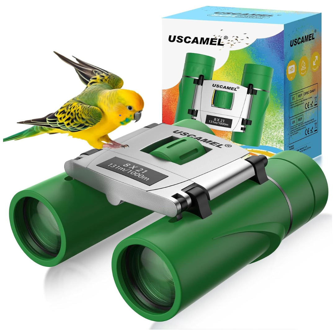 Kids 8 x 21 Compact Waterproof Binoculars