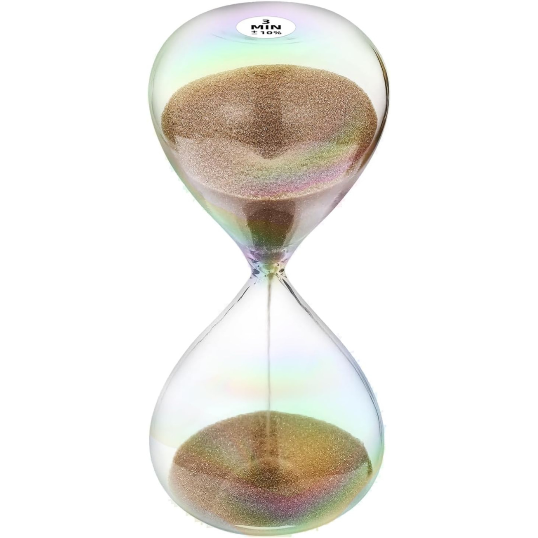3-Minute Sand Timer Clock with Brown Color Sand