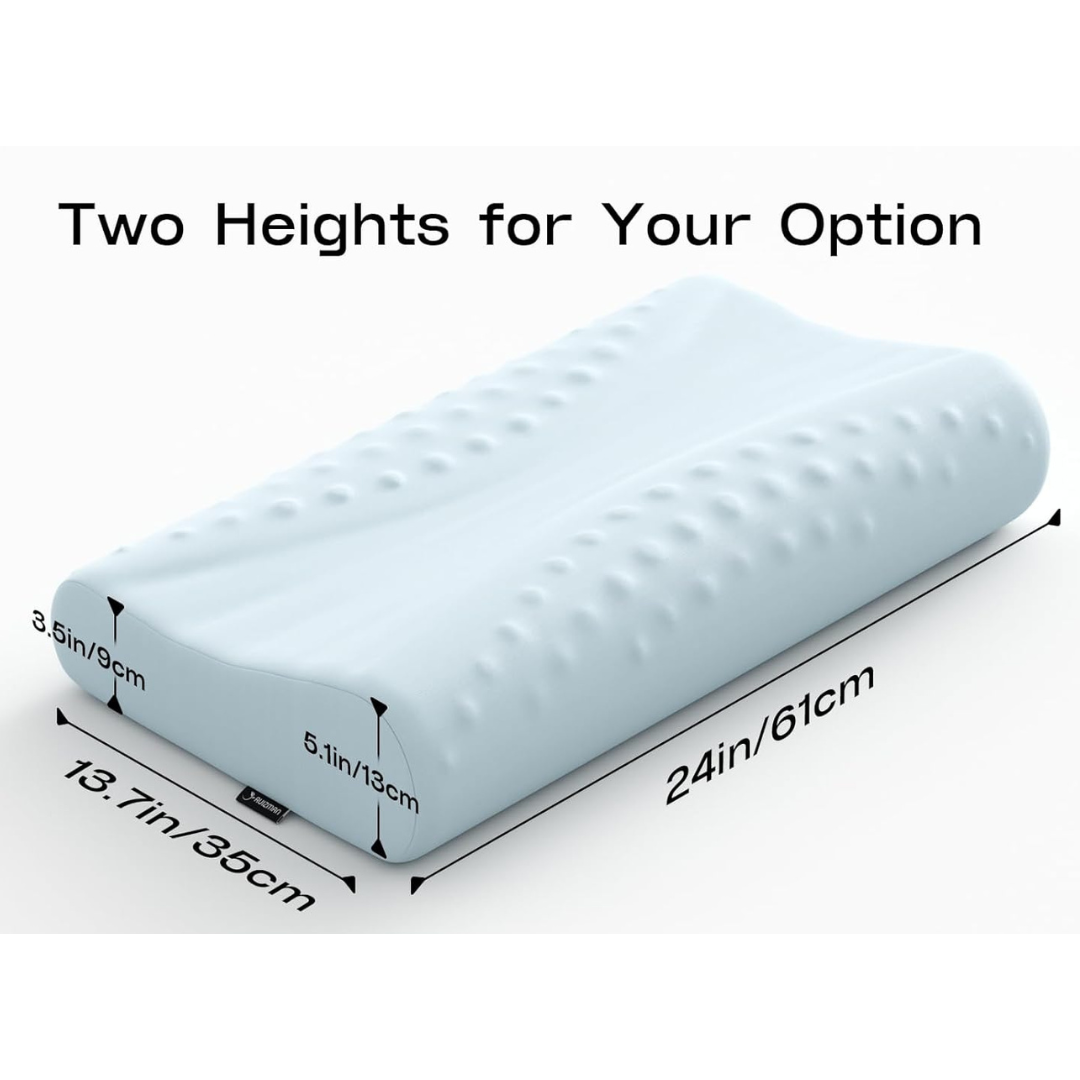 Ergonomic Cooling Memory Foam Cervical Pillow