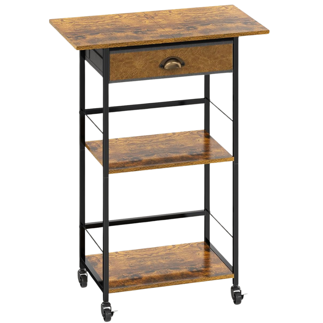 3 Tier Corner Storage Drawer Cabinet Stand Station Cart