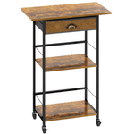 3 Tier Corner Storage Drawer Cabinet Stand Station Cart