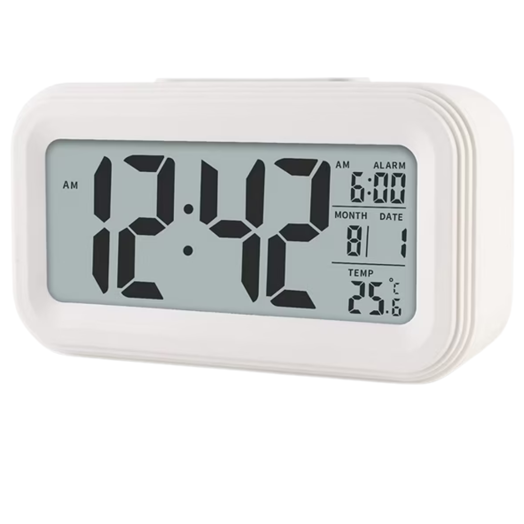 Keshide 12/24H Display Digital Battery Operated Alarm Clock