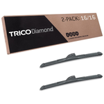 2-Pack TRICO Diamond Two 16" High Performance Windshield Wiper Blades