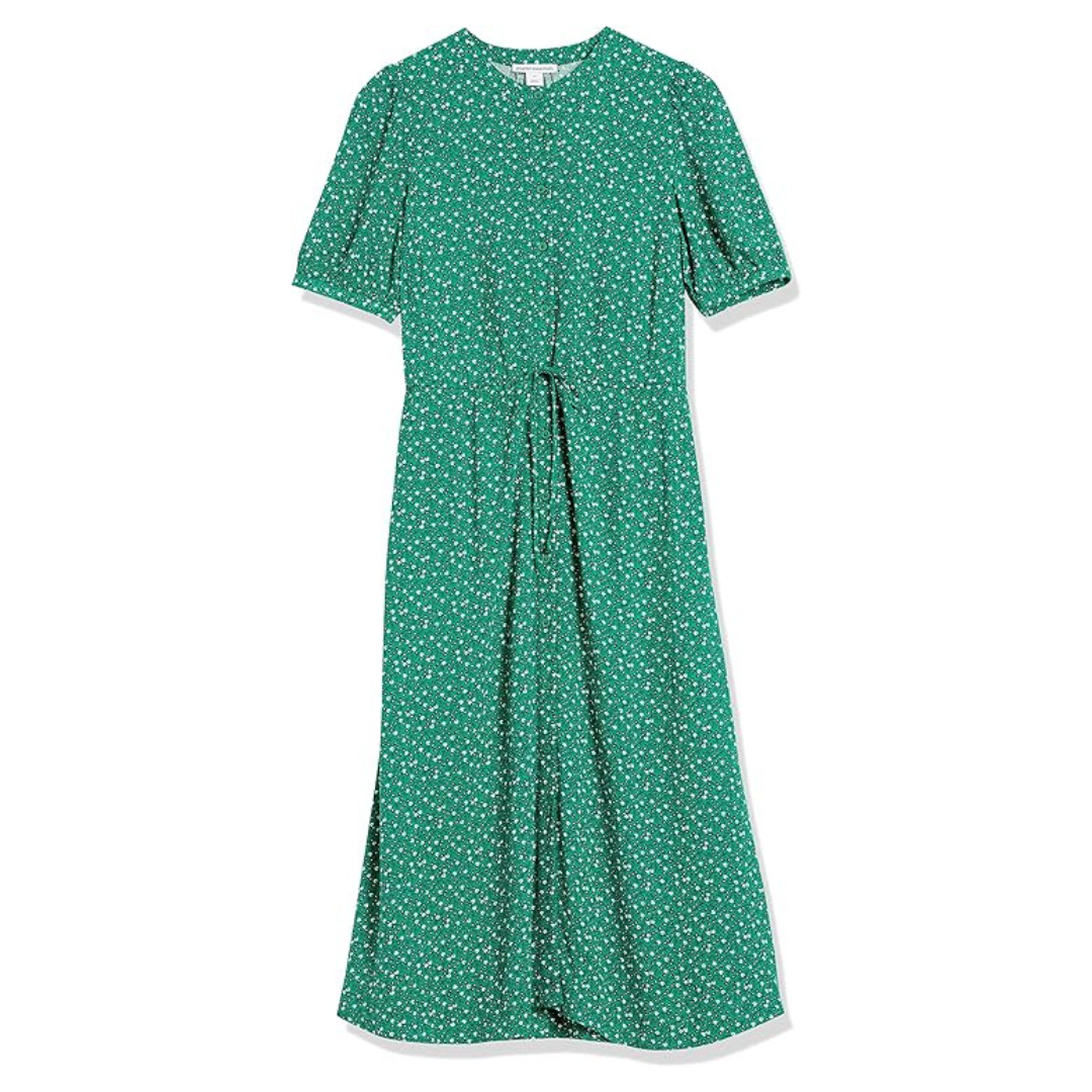 Amazon Essentials Women's Fit And Flare Midi A-Line Dress (Various)