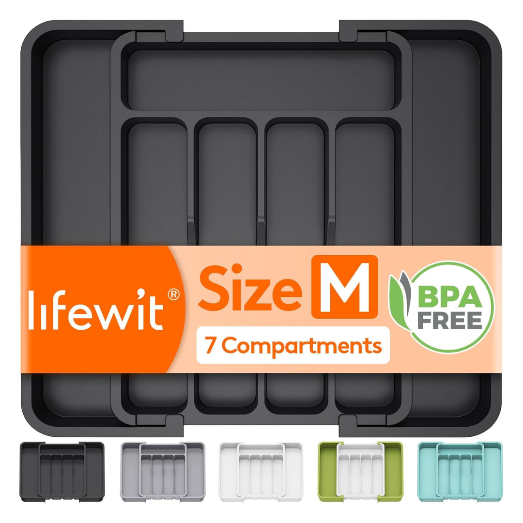 Lifewit Expandable Kitchen Drawer Organizer