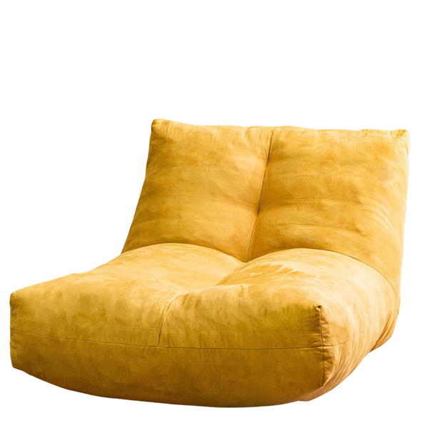 Bean Bag Chair Lazy Bean Bag Sofa W/ Stuffed High-Density Foam