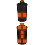 Unisex 9 Heating Zone Heated Vest W/3 Heat Levels