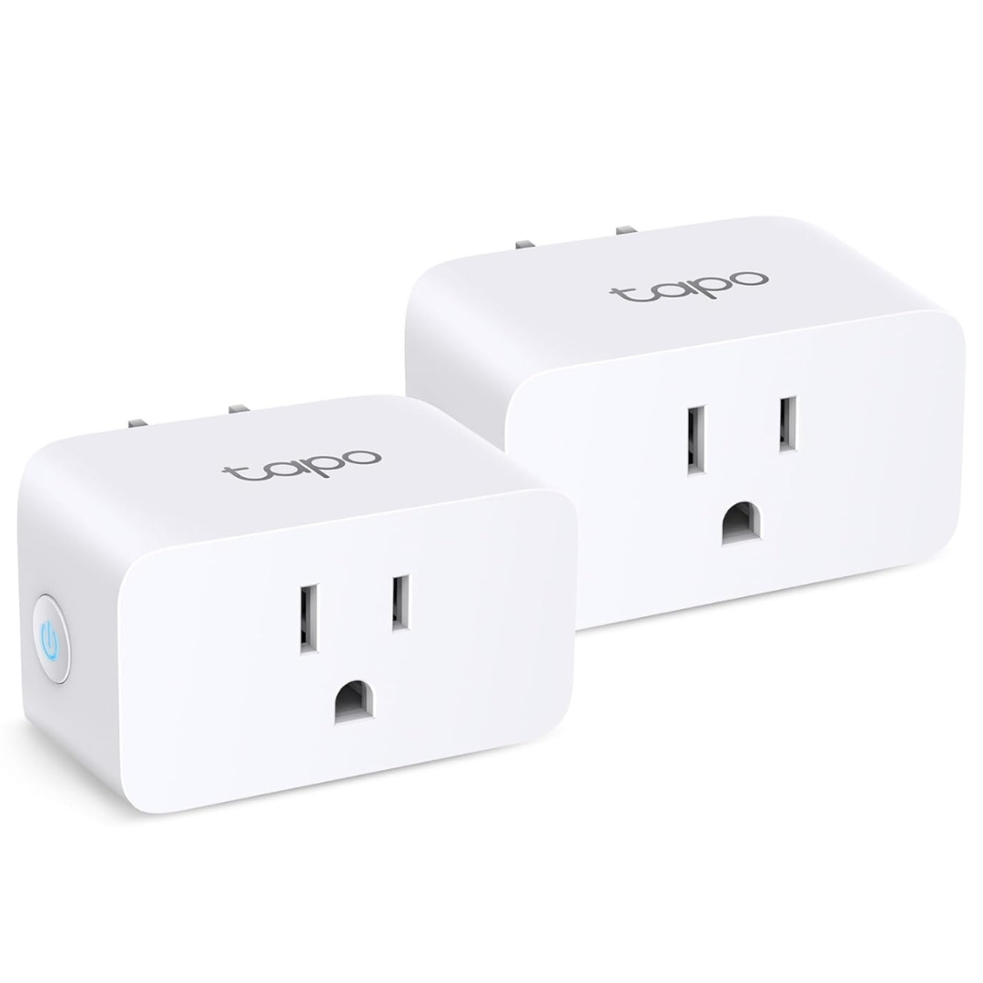 2-Pack TP-Link Tapo Smart Plug W/ Alexa & Google Home (Tapo P110M)