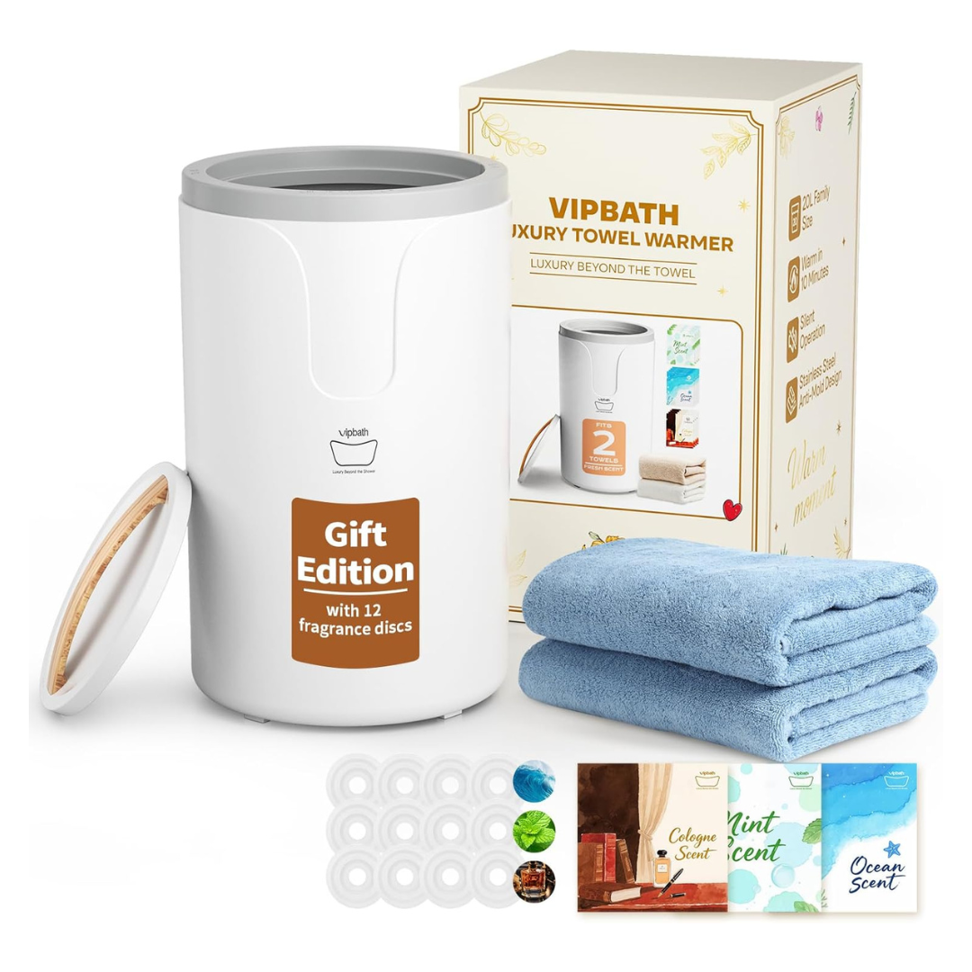 20L Luxury Towel Warmer With Dual Heat & Presets