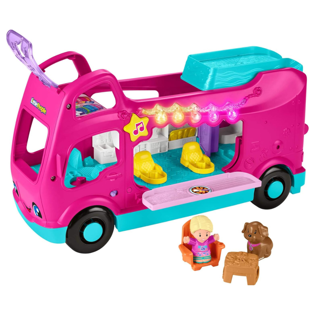 Fisher-Price Barbie Little Dreamcamper RV Playset For Kids