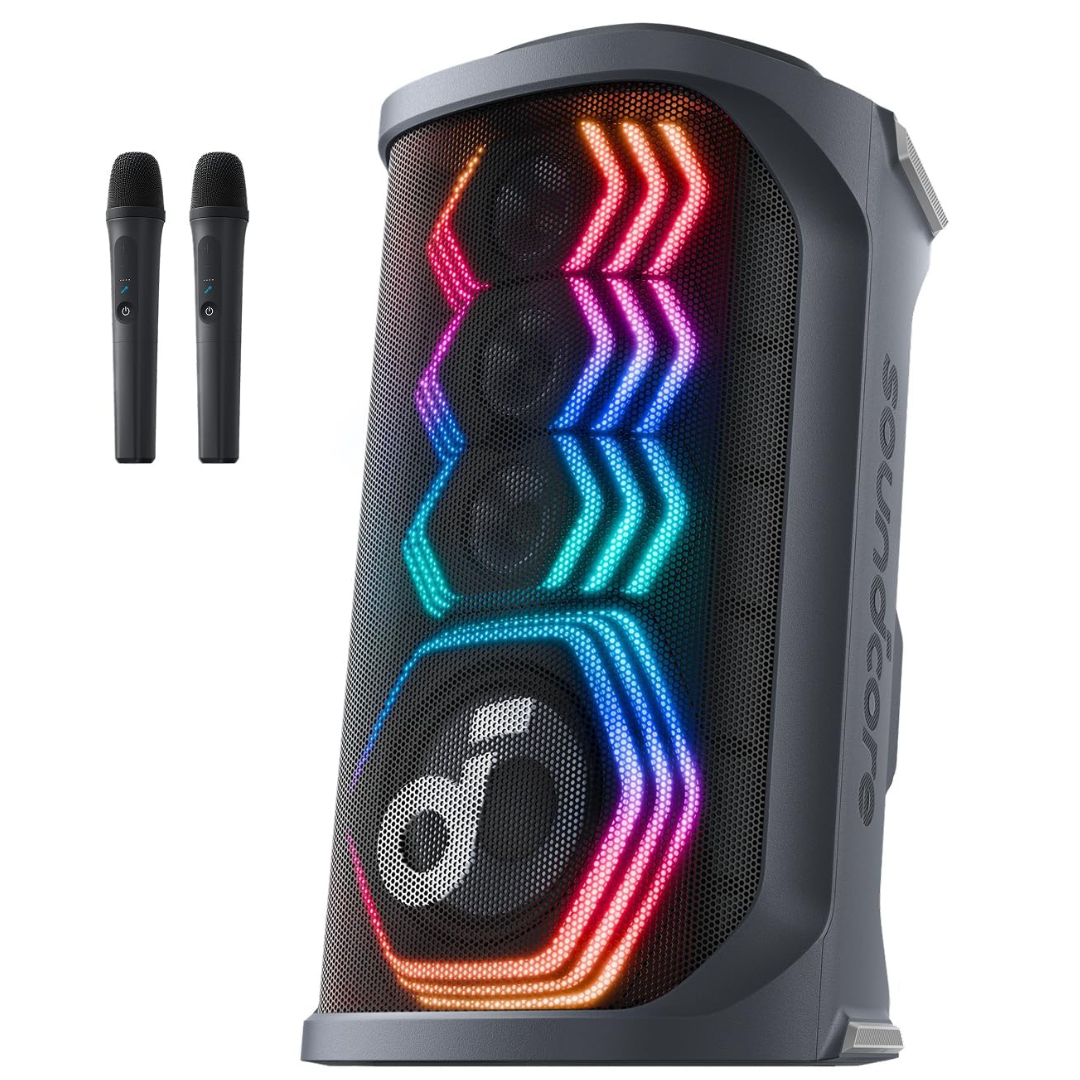 Soundcore Rave 3S AI Party Speaker With 2 Microphones