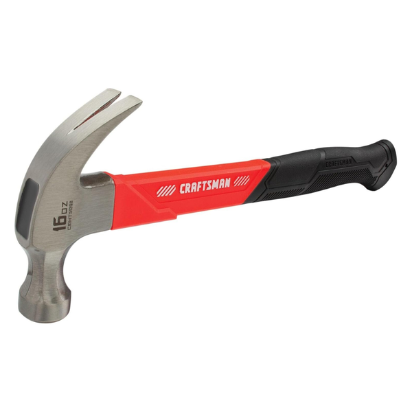 Craftsman 16 Oz. Claw Nailing Hammer Steel Head Fiberglass Handle