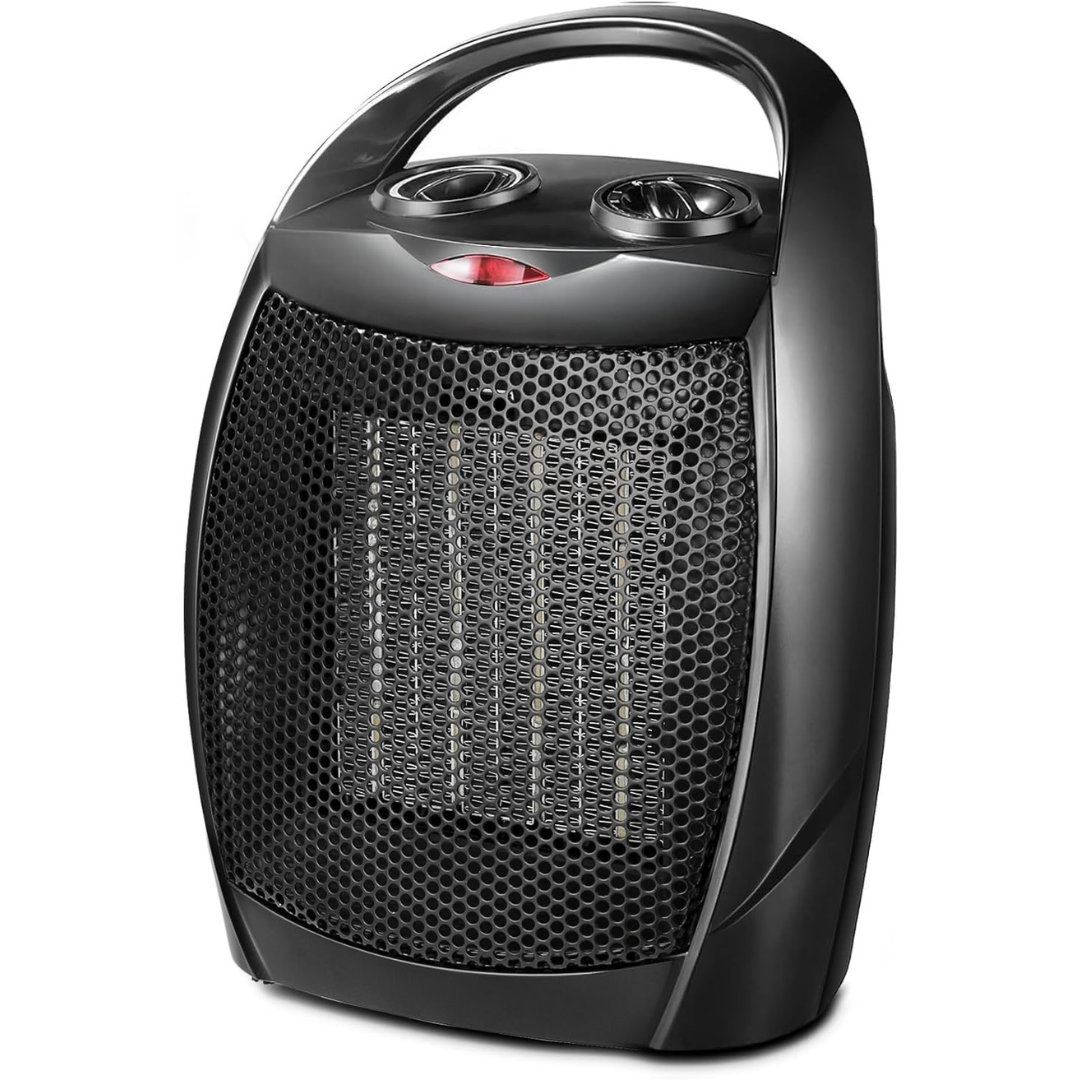 1500W Electric Ceramic Space Heater With Thermostat