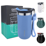 11oz Insulated Spill Proof Reusable Stainless Steel Coffee Mug