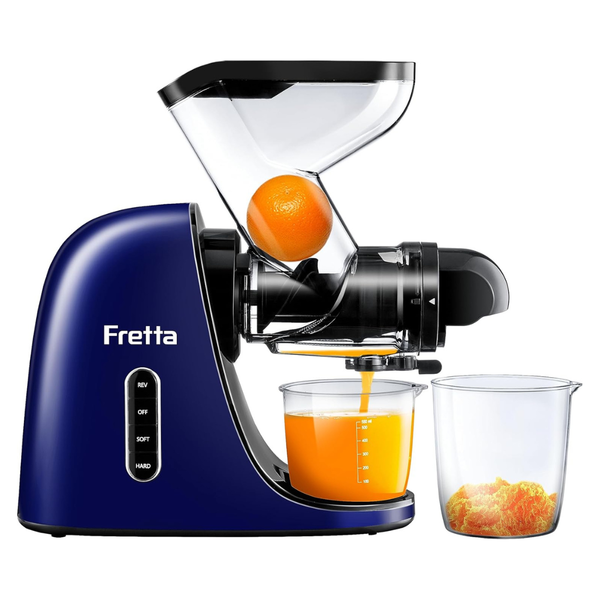 Press Masticating 200W Juicer Machine with 2-Speed Modes