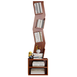 6 Tier Tree Small Corner Book Shelf With LED Lights (2 Colors)