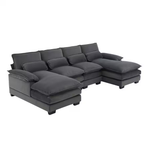 109" Harper & Bright Designs U-Shaped Sofa
