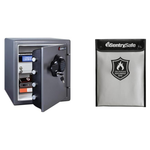 SentrySafe Fireproof And Waterproof Safe + SentrySafe Fire And Water Resistant Document Bag