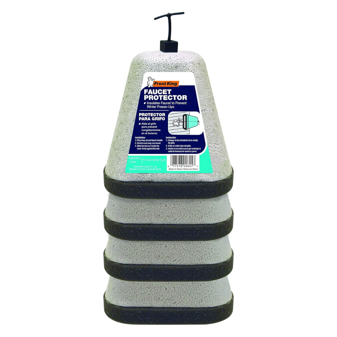4-Pack Frost King FC14A Foam Faucet Cover