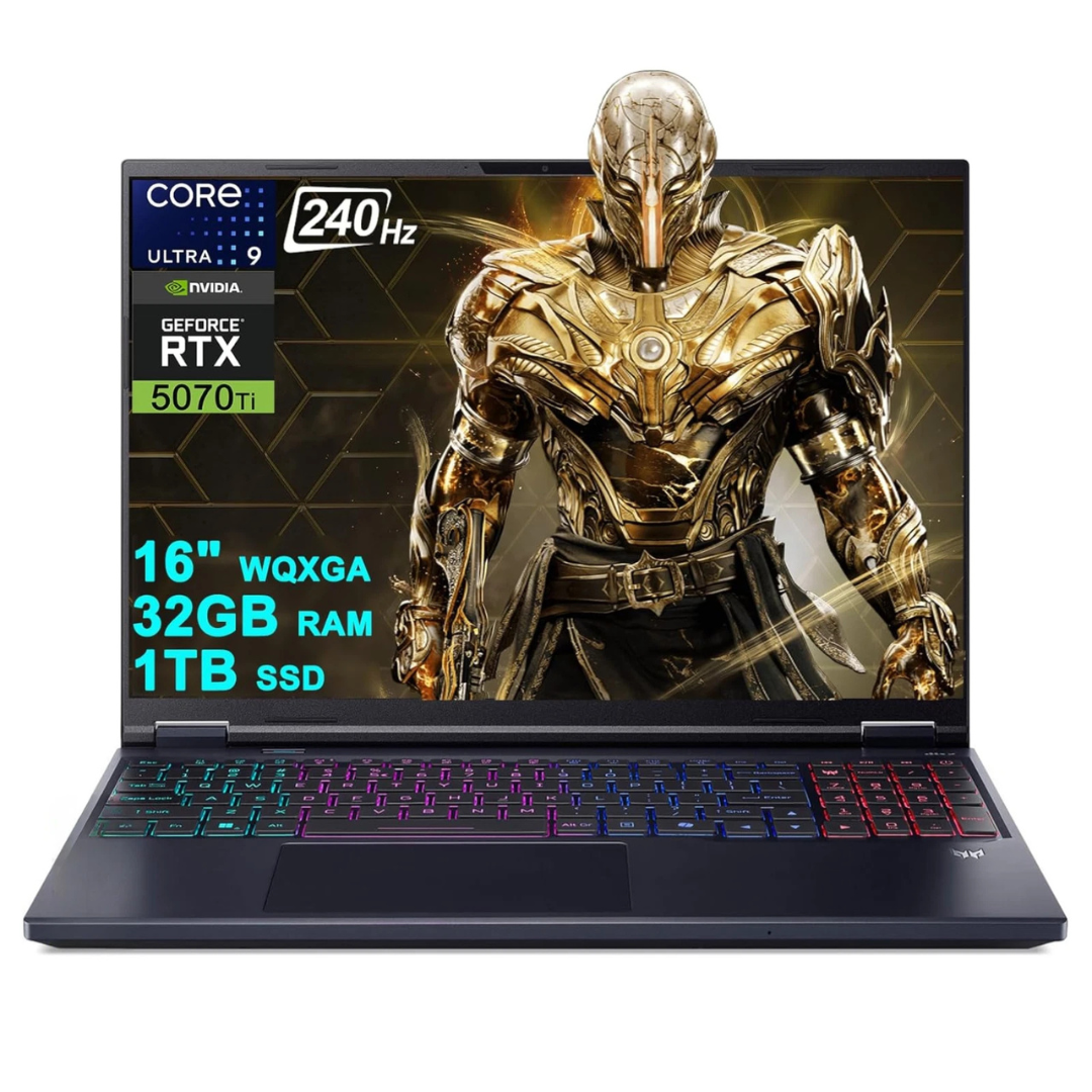 Acer Predator Helios Neo 16S 16" WQXGA Gaming Laptop (Ultra 9 275HX / 32GB RAM / 1TB SSD / 12GB RTX 5070 Ti)