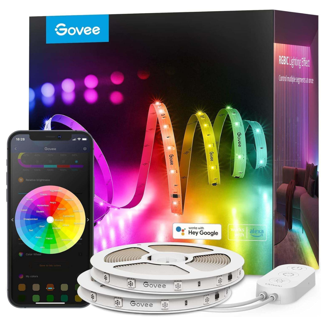 100ft Govee RGBIC Smart LED Strip Lights