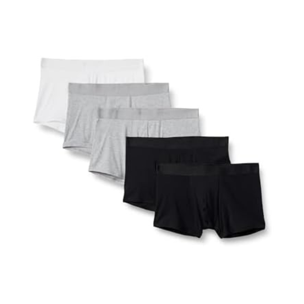 5-Pack Amazon Essentials Men's Cotton Jersey Boxer Shorts Underwear