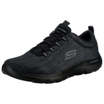 Skechers Men's Summits Louvin Slip-On Training Sneaker (Black)