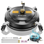 Eveage 15'' Pressure Washer Surface Cleaner & Undercarriage Attachment