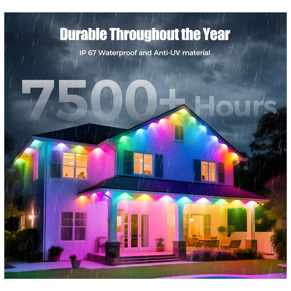 200ft Poofzy Permanent Smart Outdoor Lights