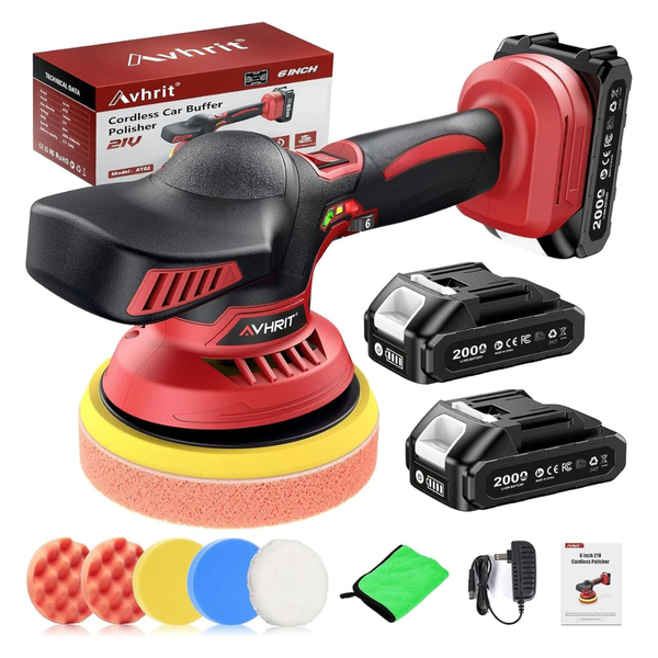 21V Cordless Car Buffer Polisher Kit