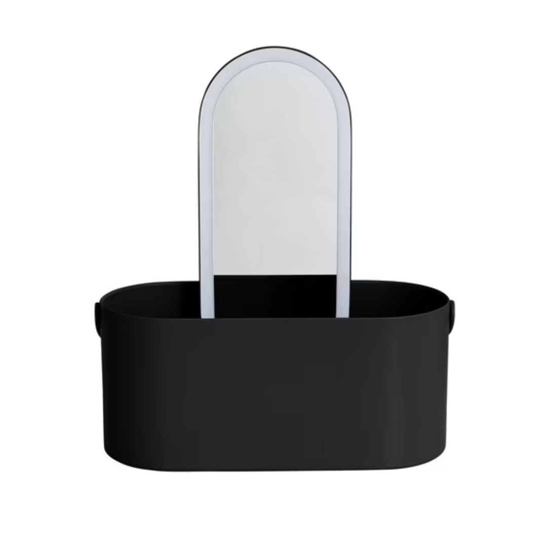 Thinkspace Beauty Storage Organizer With LED Mirror