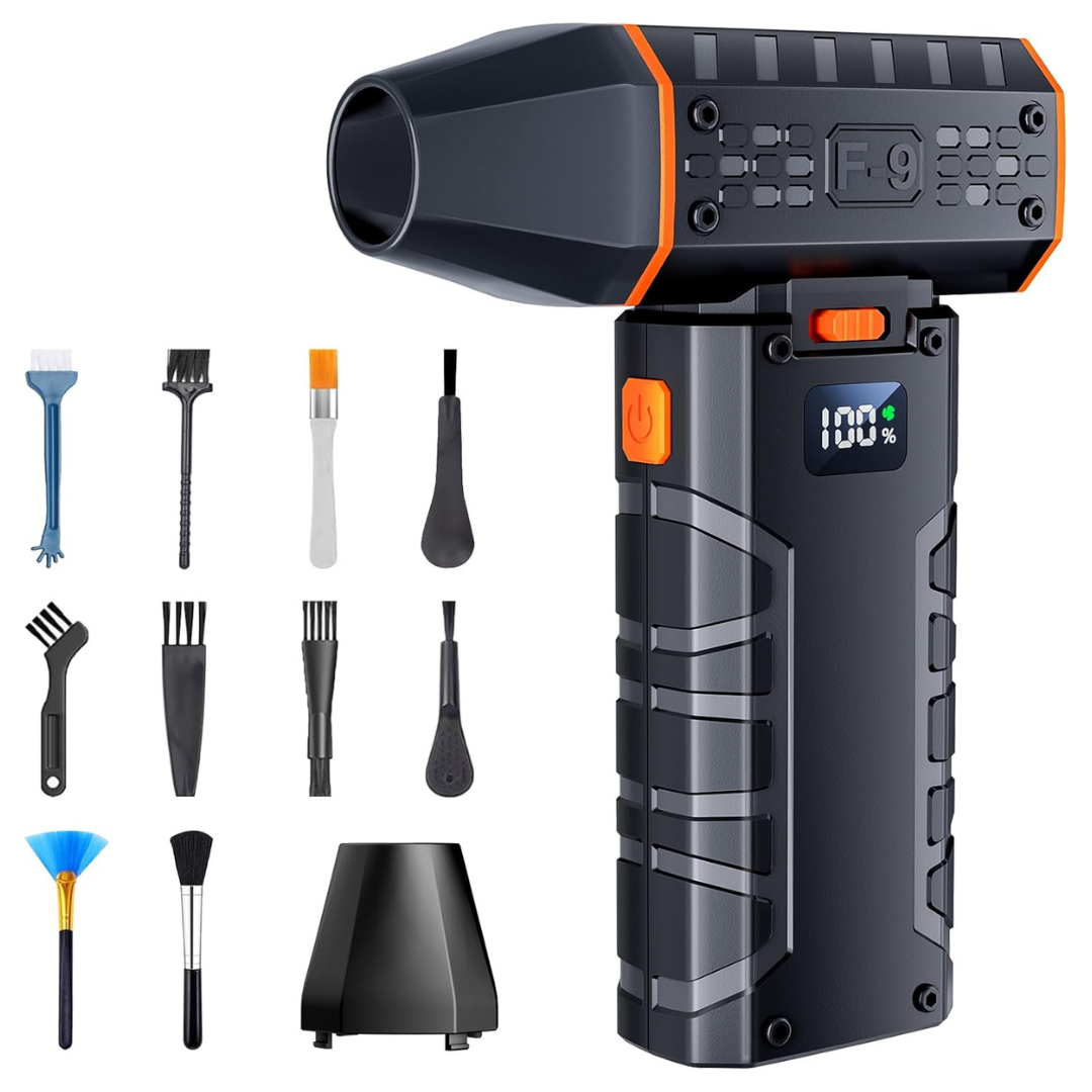 100 Gear Adjustable Compressed Air Duster (2 Colors)