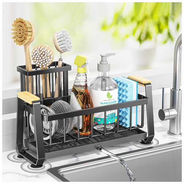Doasuwish Sponge Holder With Dish Brush Holder