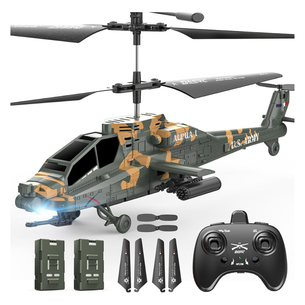Deerc Apache Remote Control Helicopter Toy