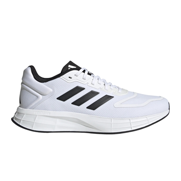 adidas Men's Duramo 10 Running Shoe (White/Black/White, 10)