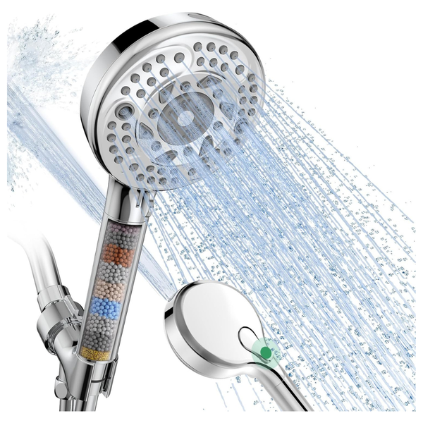 9-Spray Detachable Filtered Handheld Shower Head