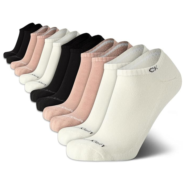 12-Pack Calvin Klein Men's Soft No Show Low Cut Socks