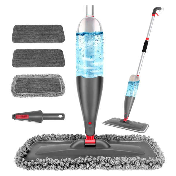 Spray Mop for Floor Cleaning with 3pcs Washable Pads
