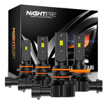 4-Pack Nighteye 9005 9006 LED Fog Light Kit (Various)