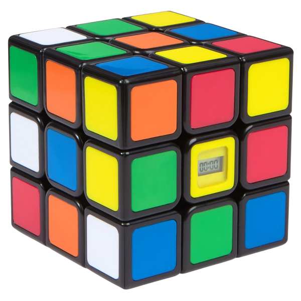 Rubik's Classic 3 x 3 Speed Timer Cube W/ Clear Digital Display
