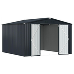 Aecojoy 12ft x 10ft Outdoor Storage Sheds With Lockable Door