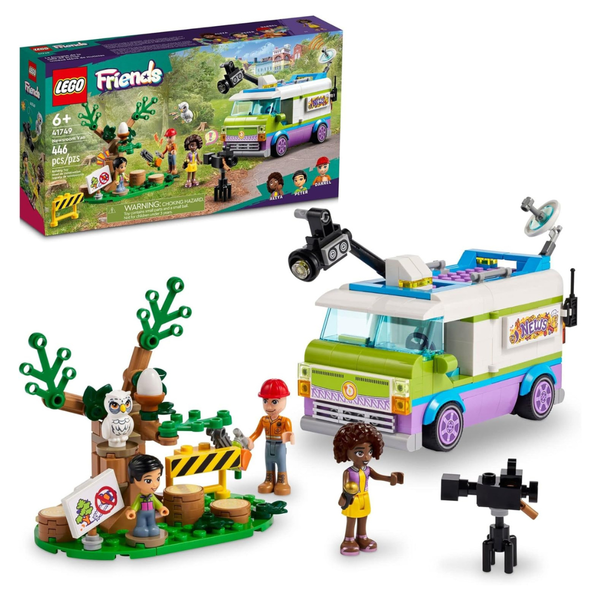 LEGO Friends Newsroom Van 41749 Building Toy Set