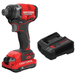 Craftsman V20 1/4" Cordless Impact Driver Kit With Battery And Charger