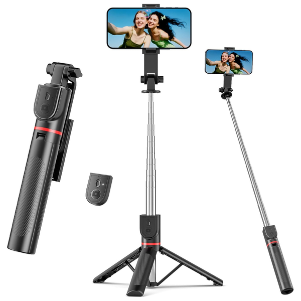 360 Rotating Tripod With Detachable Remote